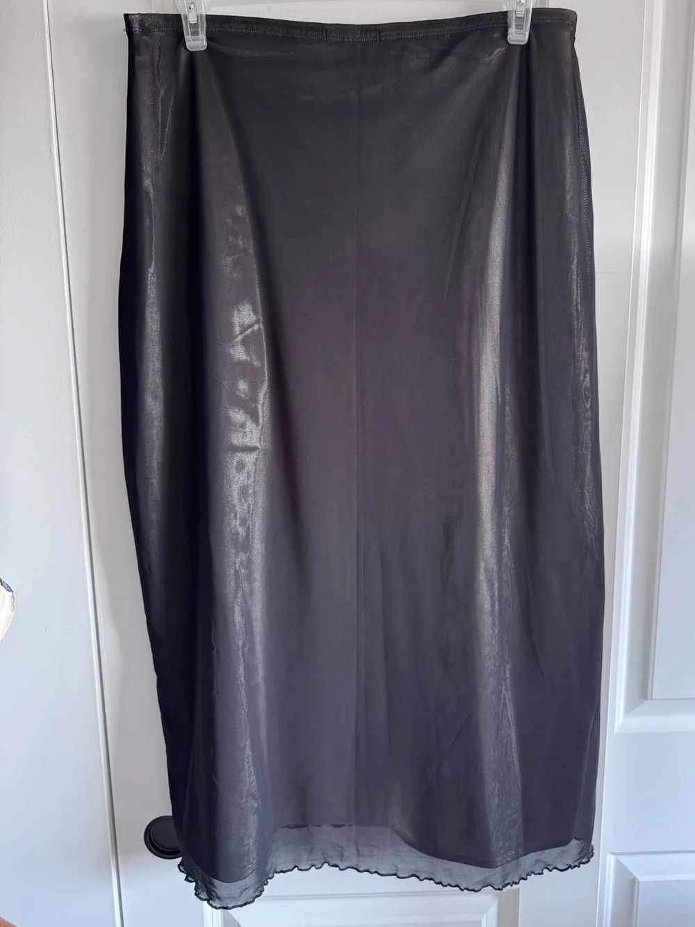 Vans Black Sheer Maxi Skirt